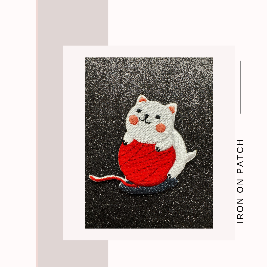 Kitty Iron on Patches